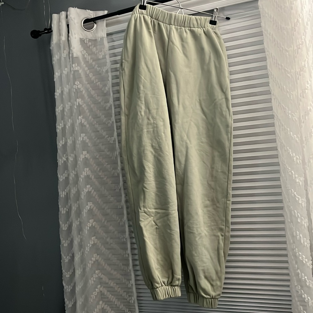 brandy melville mint sweatpants one size fits all